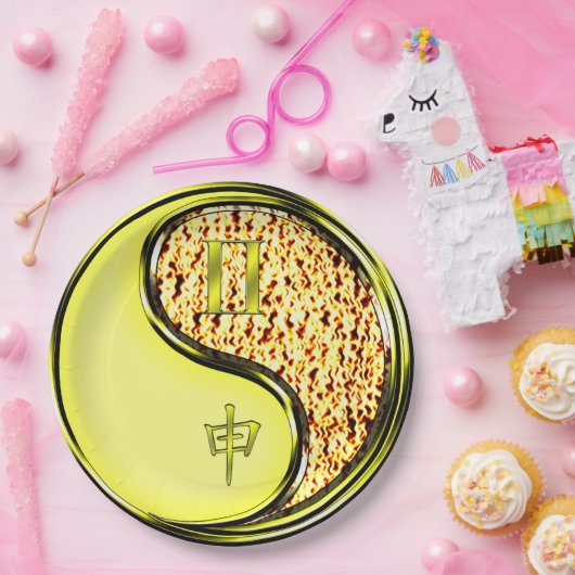 Gemini & Fire Monkey Pappteller (Party)