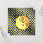 Gemini & Fire Ox Karte (Vorderseite/Rückseite Beispiel)