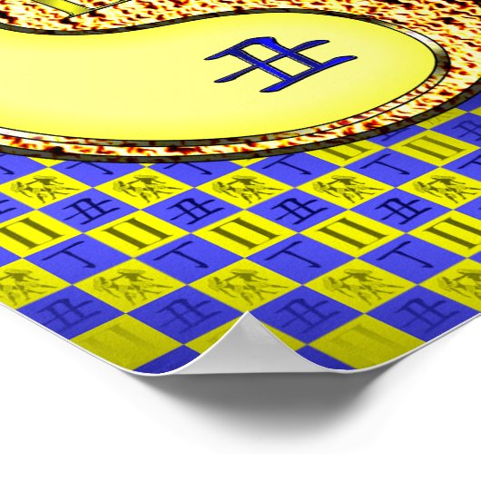 Gemini & Fire Ox Poster (Ecke)