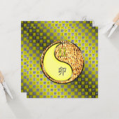 Gemini & Fire Rabbit Karte (Vorderseite/Rückseite Beispiel)