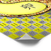 Gemini & Fire Rabbit Poster (Ecke)