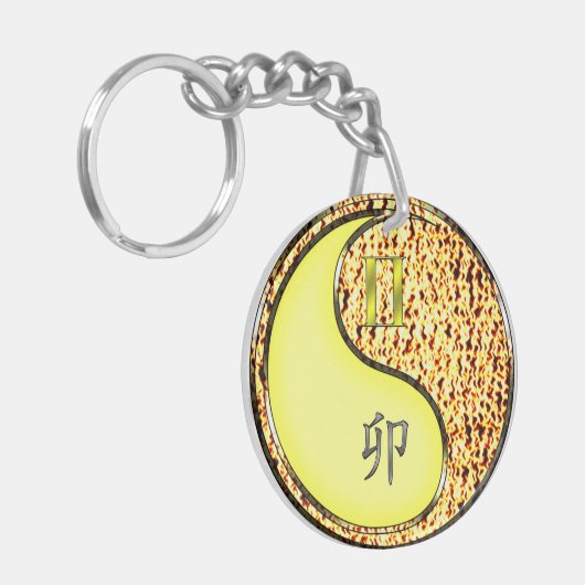 Gemini & Fire Rabbit Schlüsselanhänger (Vorderseite links)