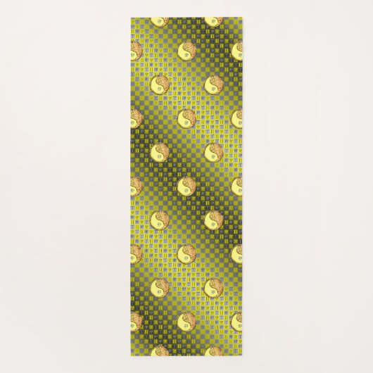 Gemini & Fire Rabbit Yogamatte (Rückseite)