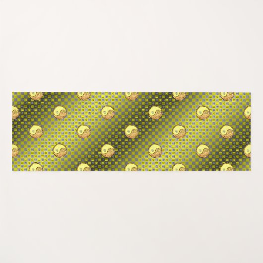 Gemini & Fire Rabbit Yogamatte (Vorderseite (Horizontal))