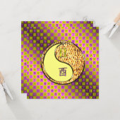 Gemini & Fire Rooster Karte (Vorderseite/Rückseite Beispiel)