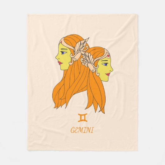 Gemini Fleece Blanket (Vorderseite)