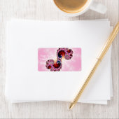 Gemini Fraktal Art Adressaufkleber (Insitu)