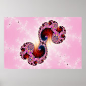 Gemini Fraktal Art Poster (Vorne)