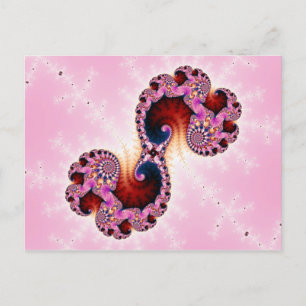 Gemini Fraktal Art Postkarte
