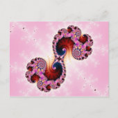 Gemini Fraktal Art Postkarte (Vorderseite)