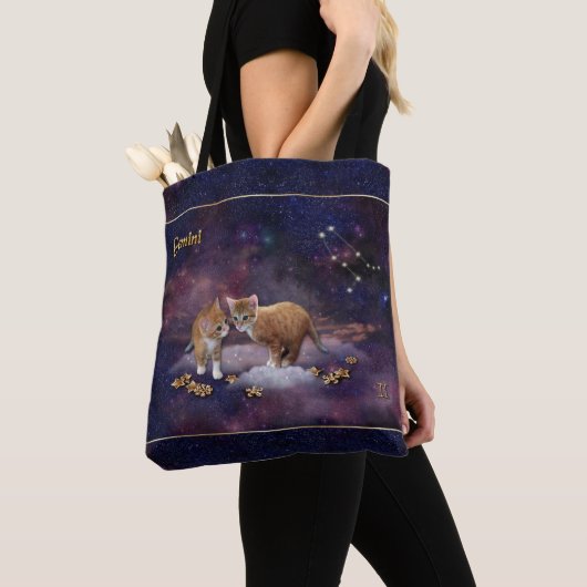 Gemini für Cat Lovers Tasche (Von Nahem)