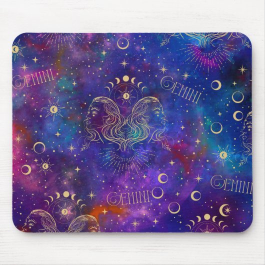 Gemini Galaxy Mousepad (Vorne)