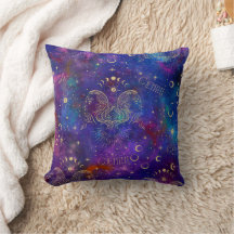 Gemini Galaxy Throw Kissen