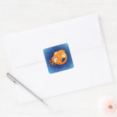Gemini, Gemelli Quadratischer Aufkleber (Umschlag)