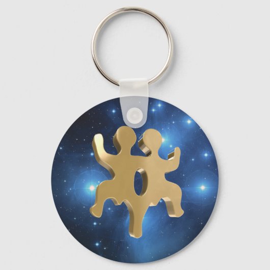 Gemini, Gemelli Schlüsselanhänger (Vorderseite)