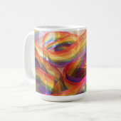 Gemini generiertes kaskadierendes durchsichtiges R Kaffeetasse (Vorderseite Links)
