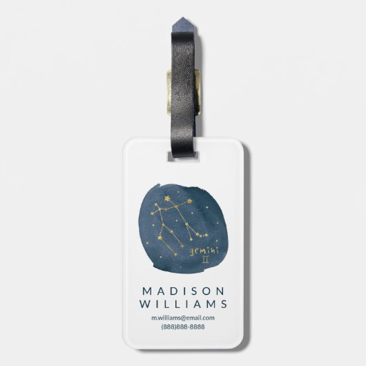 Gemini Gepäckanhänger (Rückseite vertikal)