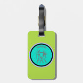 Gemini-Gepäcktag Gepäckanhänger (Rückseite vertikal)