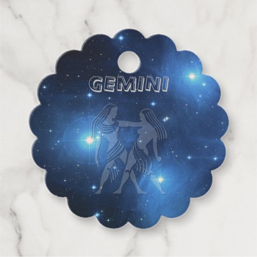 Gemini Geschenkanhänger (Vorderseite)