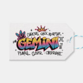 Gemini Geschenkanhänger (Vorderseite (Horizontal))