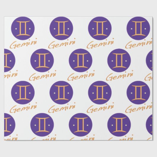 Gemini Geschenkpapier (Flach)