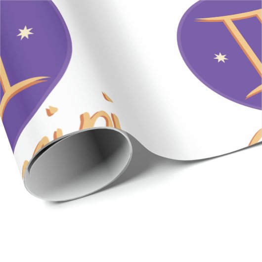 Gemini Geschenkpapier (Rolleneckpunkt)