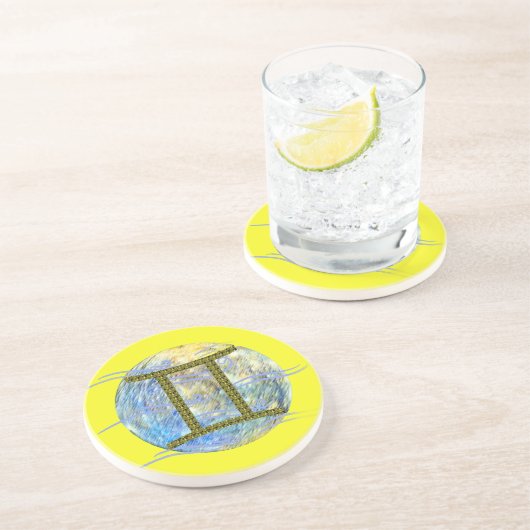 Gemini Getränkeuntersetzer (Seite)