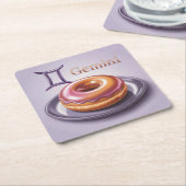 Gemini Glazed Donut Lavender Untersetzer Set (angewinkelt)