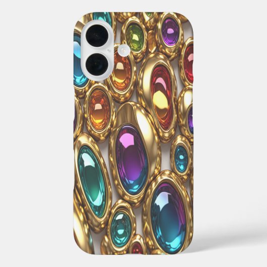 Gemini Gold - iPhone 16 Hüllen (Rückseite)
