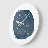 Gemini Große Wanduhr (Winkel)