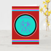 Gemini Grußkarte Karte (Gelbe Blume)