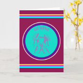 Gemini Grußkarte Karte (Gelbe Blume)