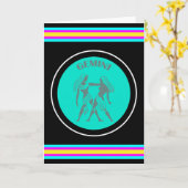 Gemini Grußkarte Karte (Gelbe Blume)