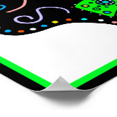 Gemini Hand  Drawn Art Horoscope Sign Poster (Ecke)