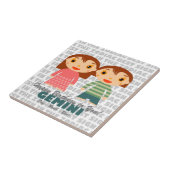 Gemini Happy Birthday Fliese (Seite)