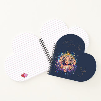 Gemini Heart Sweet 16 Custom Journal Notizblock