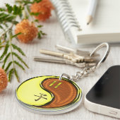 Gemini & Holz Rat Schlüsselanhänger (Vorderseite rechts)