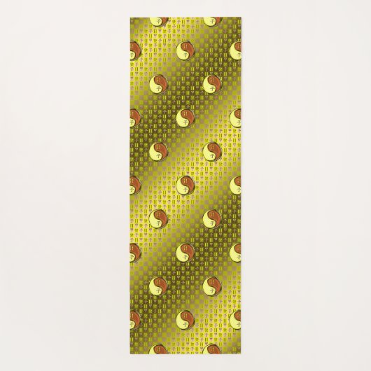 Gemini & Holz Rat Yogamatte (Rückseite)