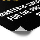 Gemini - Horoskop, Funny Zodiac-Zeichen-Spaß Poster (Ecke)