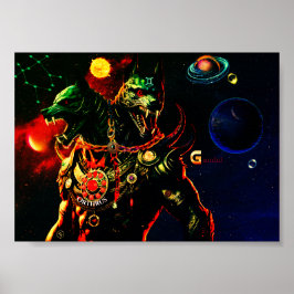 Gemini Horoskop Mythisches Kreaturenposter Poster