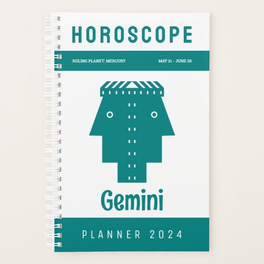 Gemini Horoskop Planer (Vorderseite)