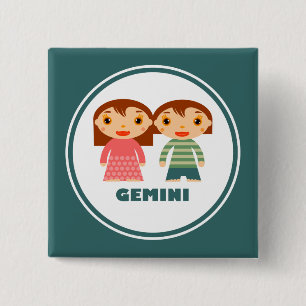 Gemini ist mein Zodiakzeichen Button
