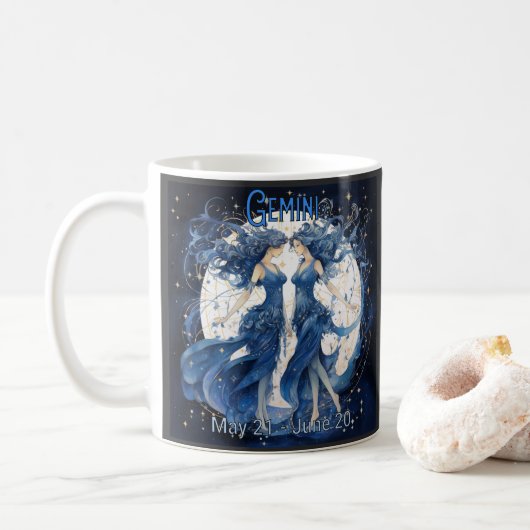Gemini Kaffeetasse (Mit Donut)