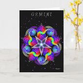 Gemini Karte (Gelbe Blume)