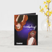 Gemini Karte (Gelbe Blume)