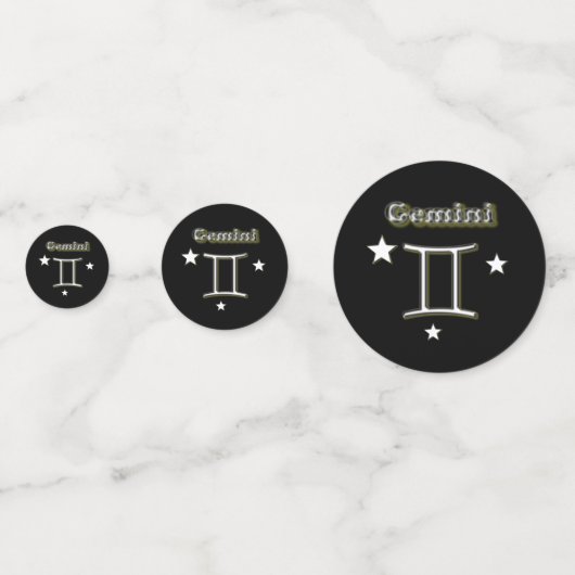 Gemini Konfetti (Rückseiten)