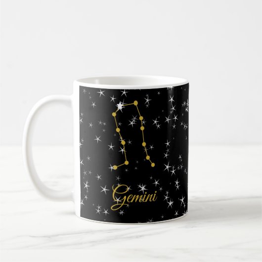 Gemini-Konstellation Kaffeetasse (Links)