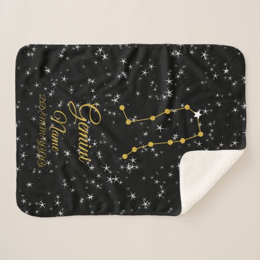 Gemini-Konstellation Sherpadecke (Vorderseite (Horizontal))