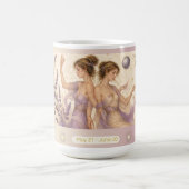 Gemini Lavendel Art Nouveau Tasse (Mittel)