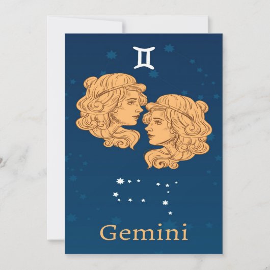 Gemini-Leinwand | Perfekte Geschenke & Dekoratione Ankündigung (Vorderseite)